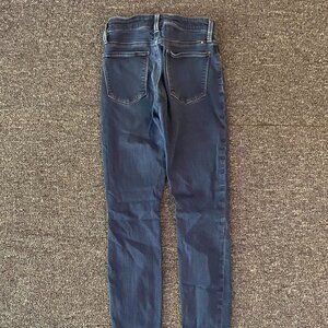 Lucky Brand Brooke Skinny Dark Wash Denim Jeans Classic Mid-Rise
